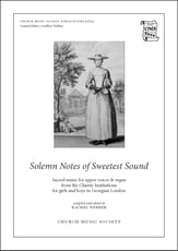 Solemn Notes of Sweetest Sound SA Choral Score cover